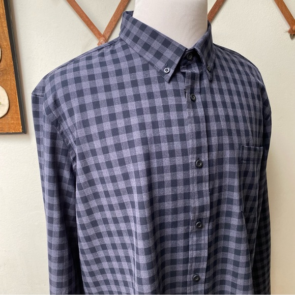 NWT Nordstrom Checkered Plaid Button Down Shirt - Picture 8 of 16